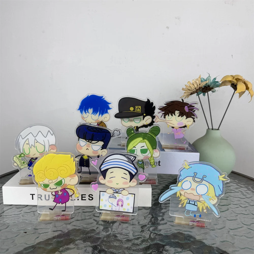 Anime JoJo's Bizarre Adventure 10cm Acrylic Stand Tabletop Decorations Accessories Gifts Keychain Elegant Goods