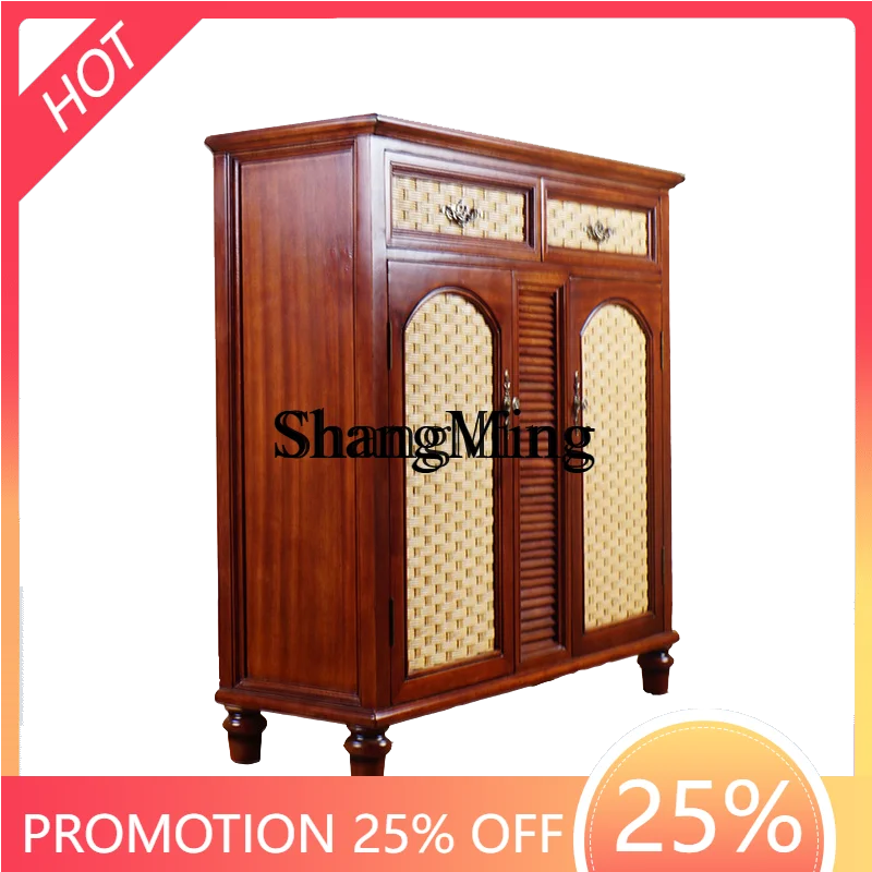 

SM Chinese-style home decoration cabinet, hall entrance cabinet, modern villa shoe