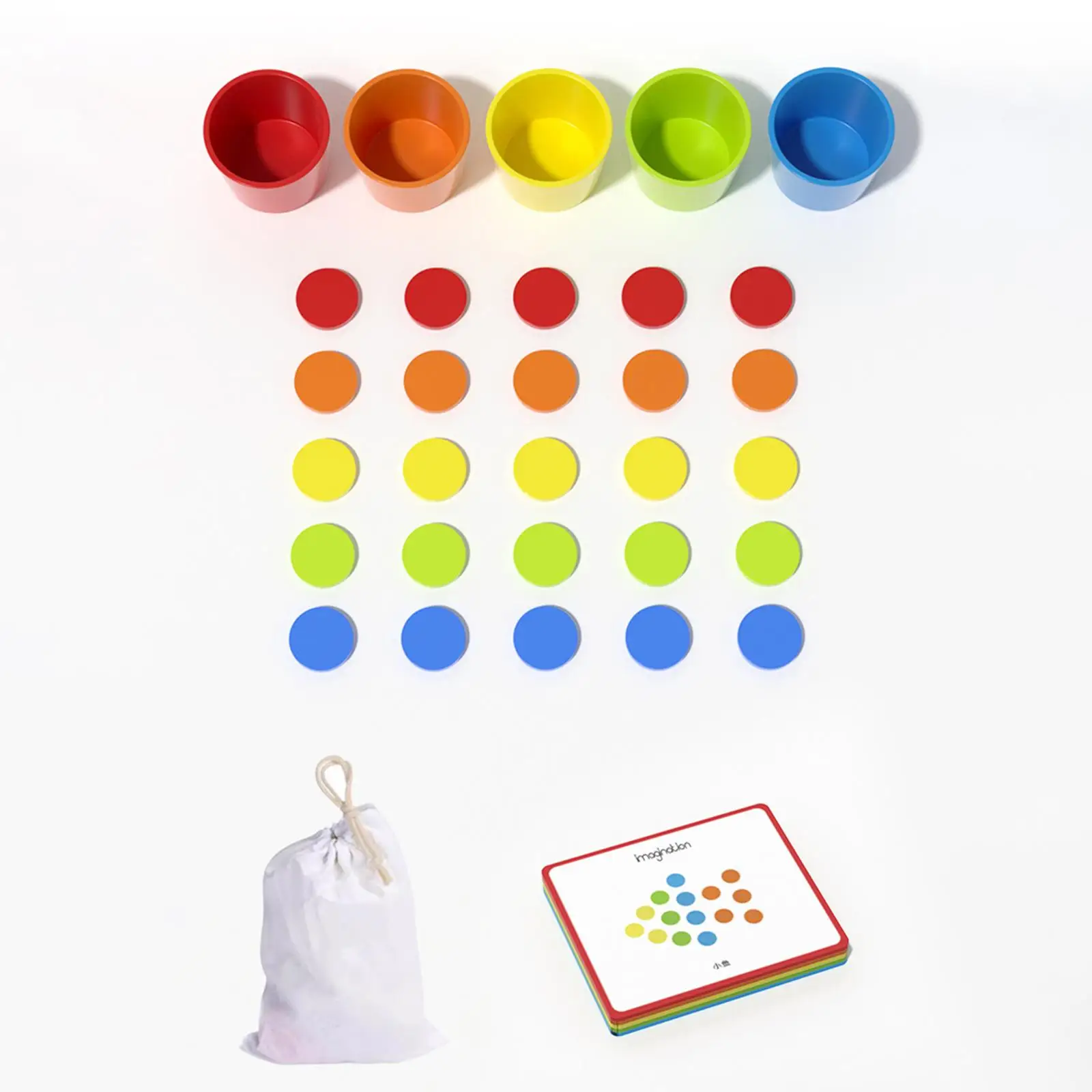 Color Sorting Toy Logical Thinking Early Educational for Baby Boys Girls