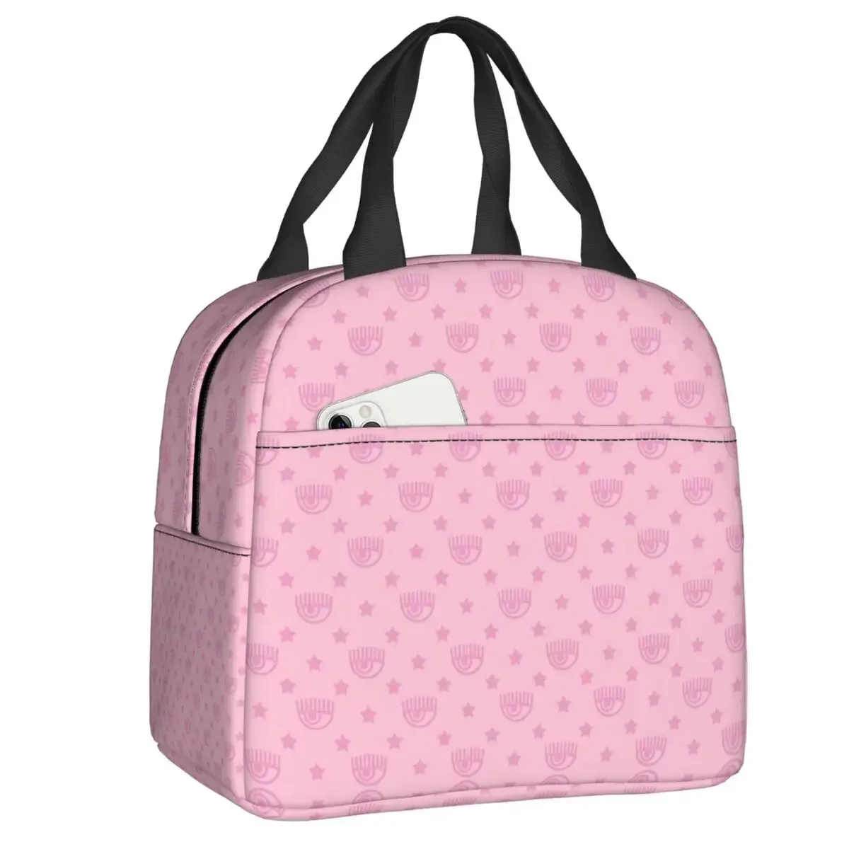 Custom Ferragnis Chiara Insulated Lunch Bag for Women Leakproof Modern Fashion Thermal Cooler Lunch Tote Kids School Children