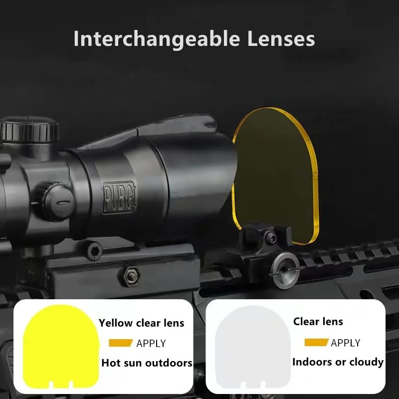 Airsoft Accessories 20mm Rifle Sight Scope Protector Lens Gaurd Paintball Hunting Airgun view 2