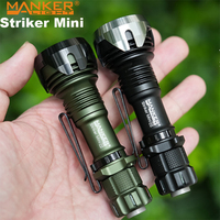 MANKER Striker Mini Pocket EDC Flashlight & Tactical Flashlight Max 635  Meters Torch Lamp with 920mAh OTG 14500