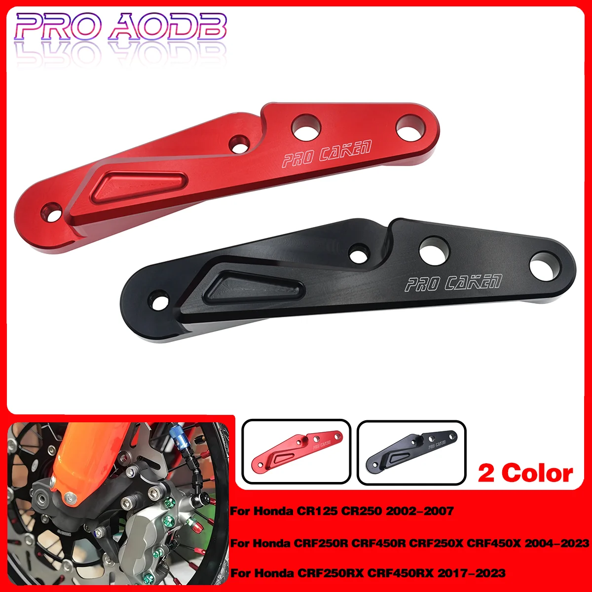 

For Honda 320MM Front Brake disc bracket CR125 CR250 2002-2007 CRF250R CRF450R CRF250X CRF450X 04-23 CRF250RX CRF450RX 2017-2023