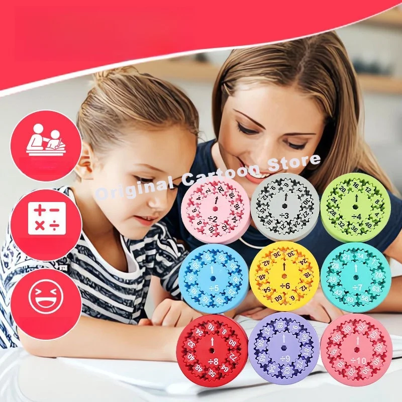 Child Gift Fingertip Unzip Fingertip Number Top Math Puzzle Top Multiplication Calculator Addition and Subtraction Toy