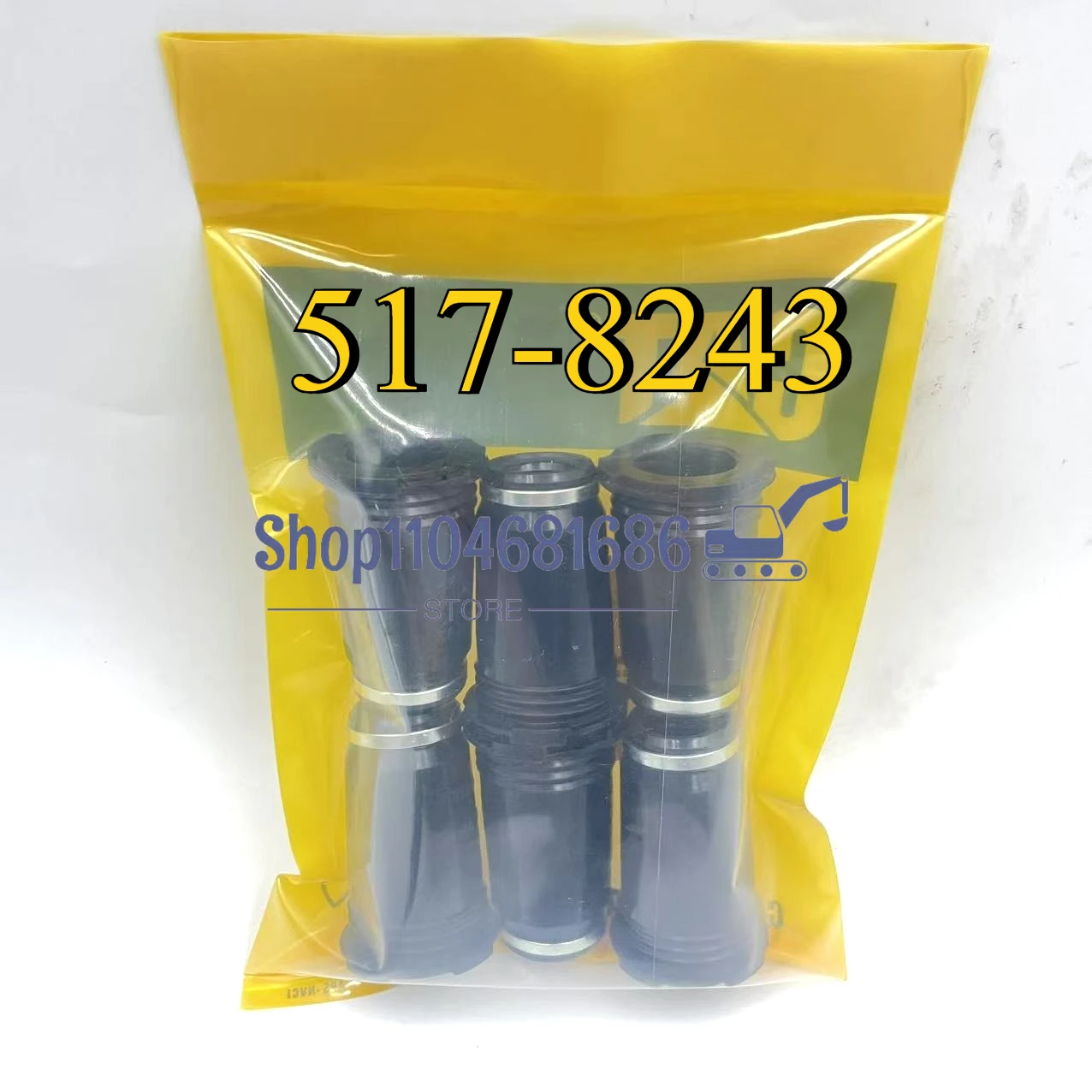 

6PCS 517-8243 5178243 for Caterpilla CATE312/313D2GC E320 E323 E326 E330 E336GC EFI 3054C C4.4 C6.6 C7.1 Engine Injector Sleeve