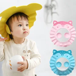 Baby Waterproof Ear Protection Shower Products 2Pcs Wash Hat for Kids Protection Safe Children Shampoo Bathing Cap Tool