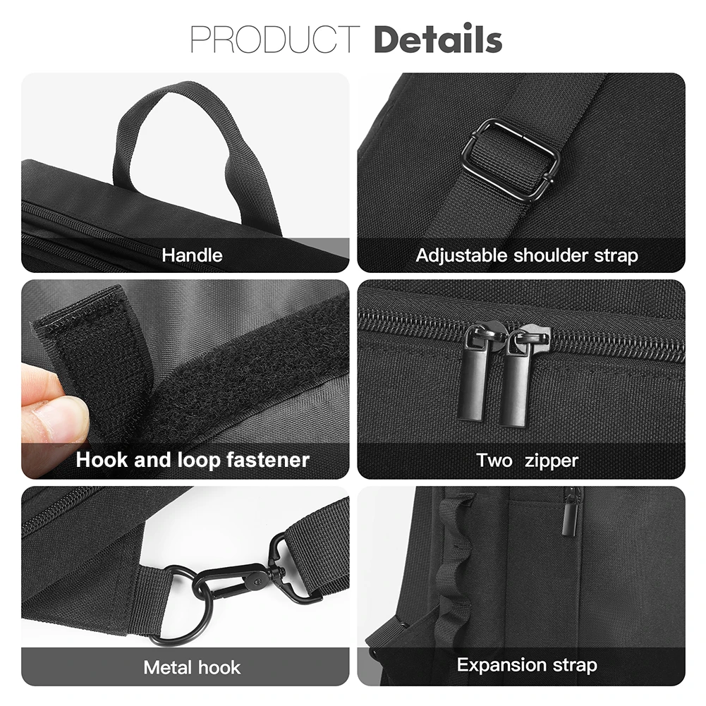DJ Backpack for Pioneer DDJ-400 DDJ-FLX4 for Roland DJ-202 DJ Mixer Case DJ Controller Case Shockproof Adjustable Shoulder Strap