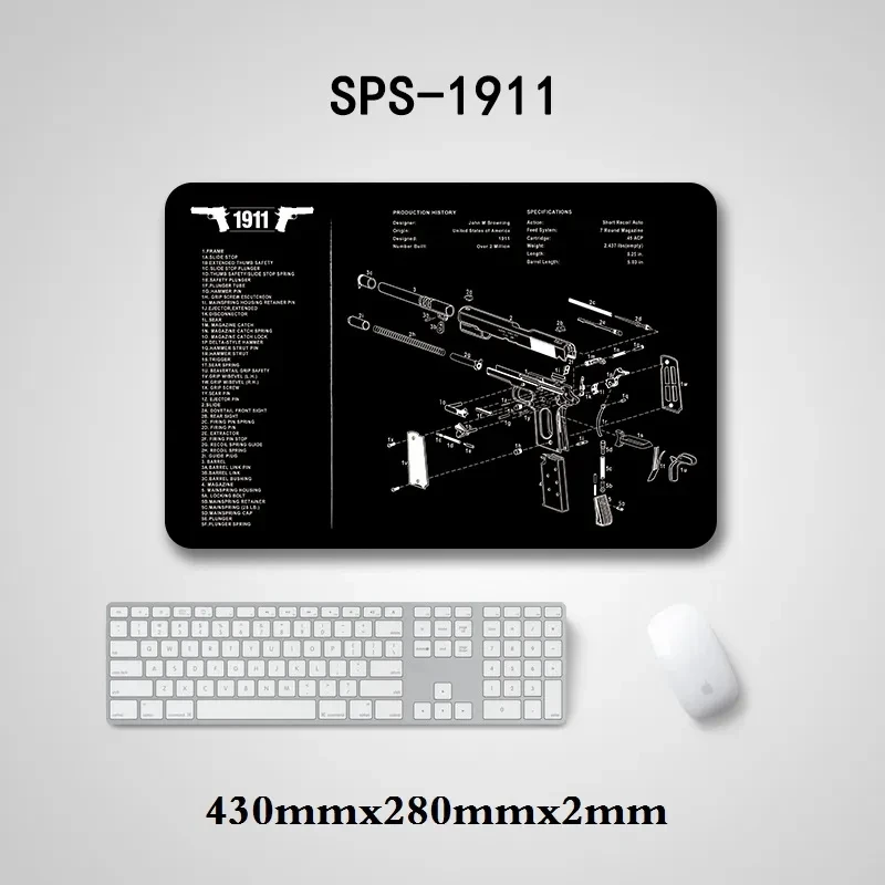 43cm x 28cm Large Gun Cleaning Mat SIG SAUER P220 P226 HK USP Rifle Gun Thick Protective Pad