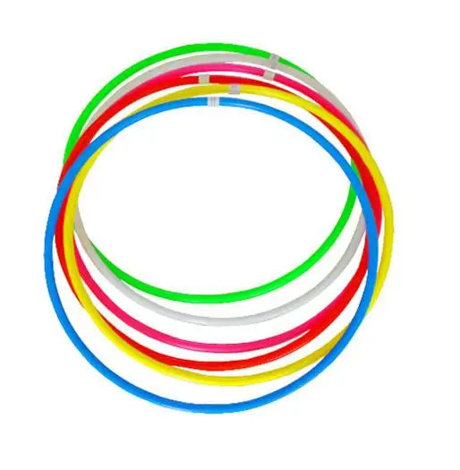 Latest Flexible ( 60 Cm/65cm/70cm/75cm/80cm ) Hula Yoga Hoops Slimming Gym Circle Available Customized Color & Size