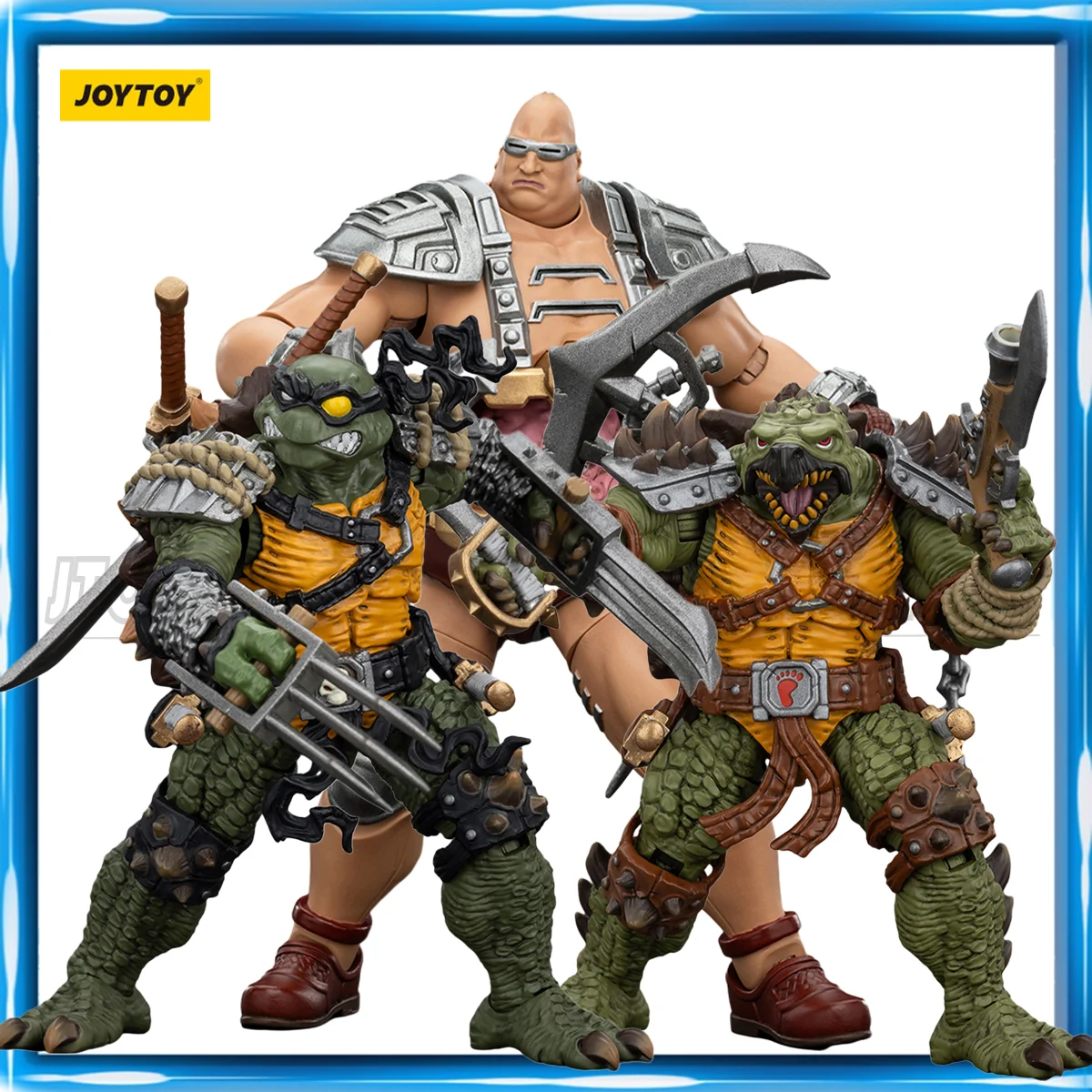 [Pre Sale] JOYTOY 1/18 Actiefiguren TMNT Ninja Turtles Slash Tokka Krang Anime Figuren Speelgoed Model