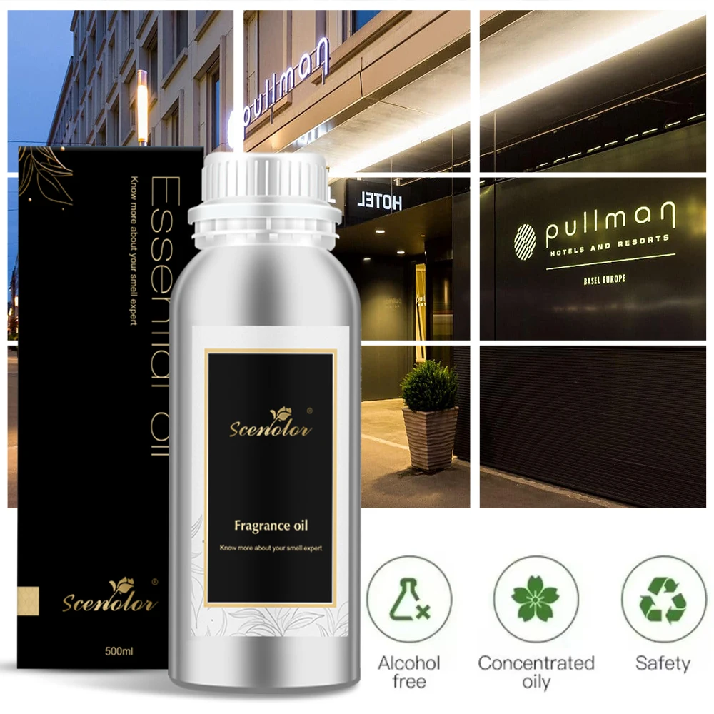 

500ML Pullman Crowne Plaza Hotel Scent Aroma Essential Oils For Diffuser Toilet Bathroom Car Oasis Perfume Oil Home Air Purifier