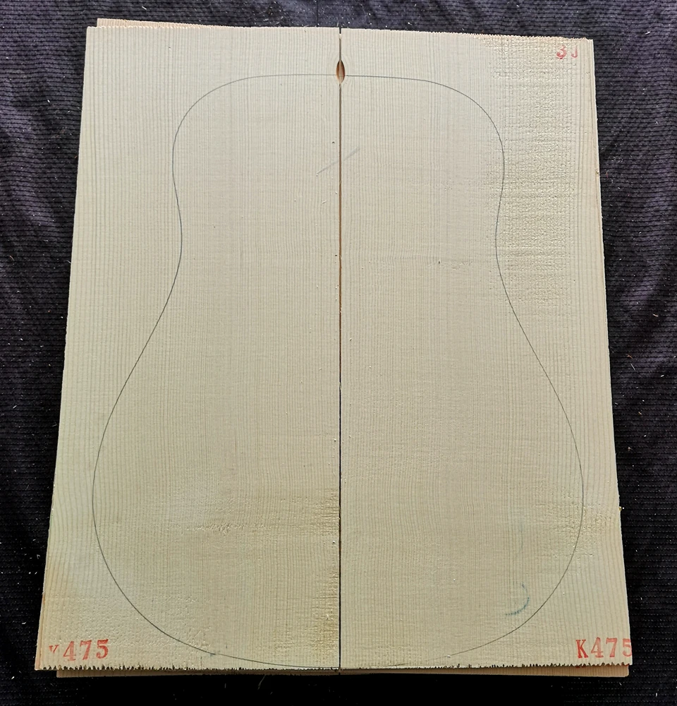 3High Grade Alps Spruce Solid Wood Guitar Top Board Tone Wood Guitar Panel Handmade Guitars Making Material 4.5*215*550mm
