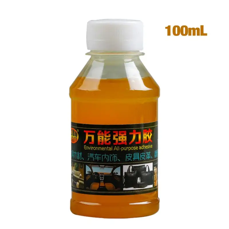 100ml Fast Dry Glue Liquid Durable Car Roof Liner Repair Glue Fabric Leather Polyester Doll Repairing Portable Strong Adhesion