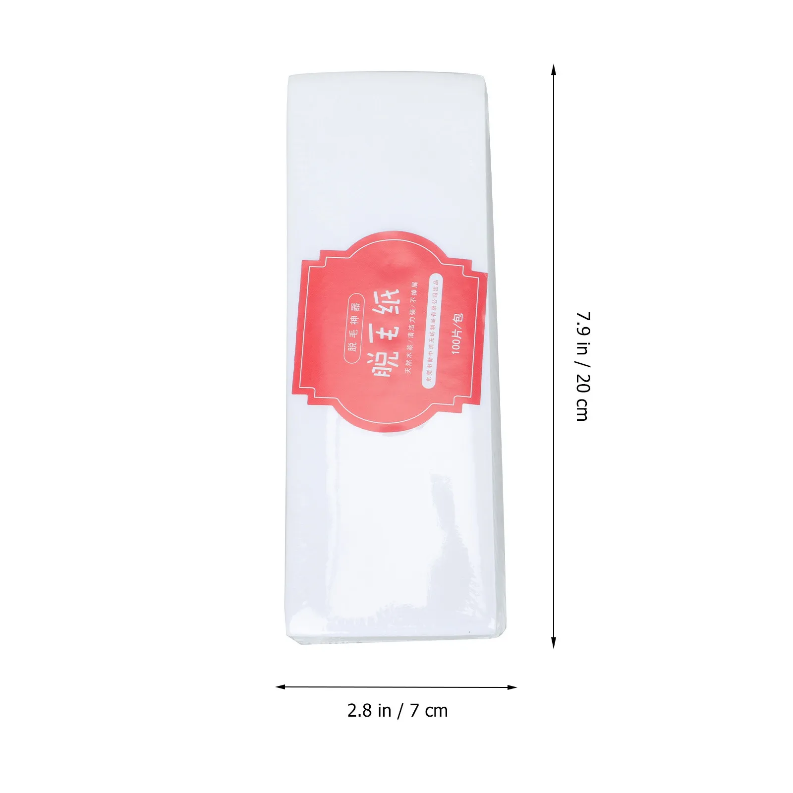 200Pcs Premium Body Wax Strips Nonwoven Hair Removal Paper for Face Legs Bikini Area Thick Tear-Resistant Epilating Strips
