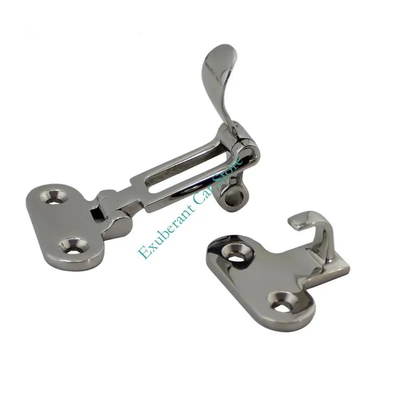 Deck Lock Down Clamp Stainless Steel Draw Latches for Boats Hatches Lever Catches Hardware with Countersunk Mounting Holes
