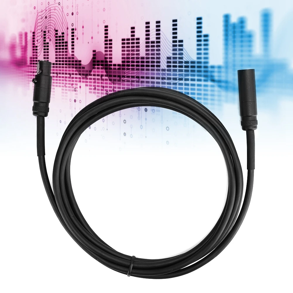 3Pin Mini XLR Male to Female Audio Connecting Cable for Camcorder DSLR Camera Microphone Interface Connection