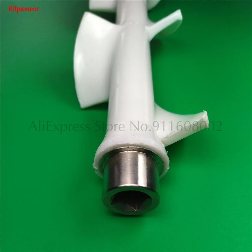 1 دوامة الملتوية قضيب صانع الآيس كريم جديد قطع الغيار مكشطة قضيب استبدال ملحق التجارية لينة خدمة آلات طول 31.5