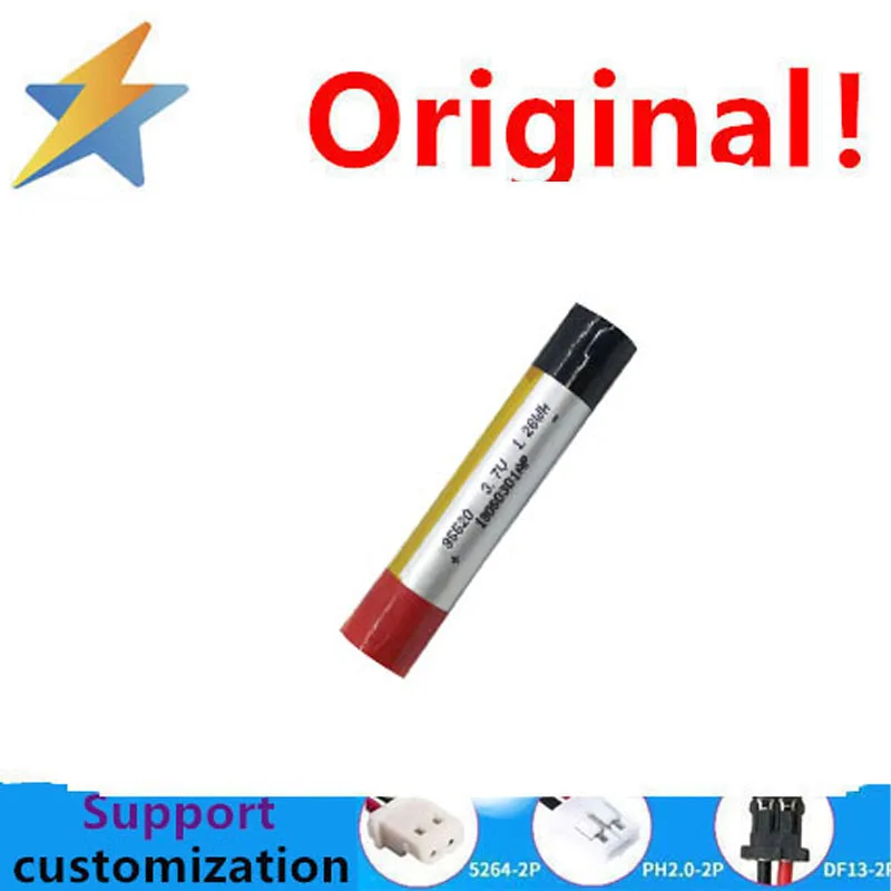 Full capacity 95520 polymer lithium battery gaming blue 600mAh large capacity cylindrical soft pack lithium battery durable