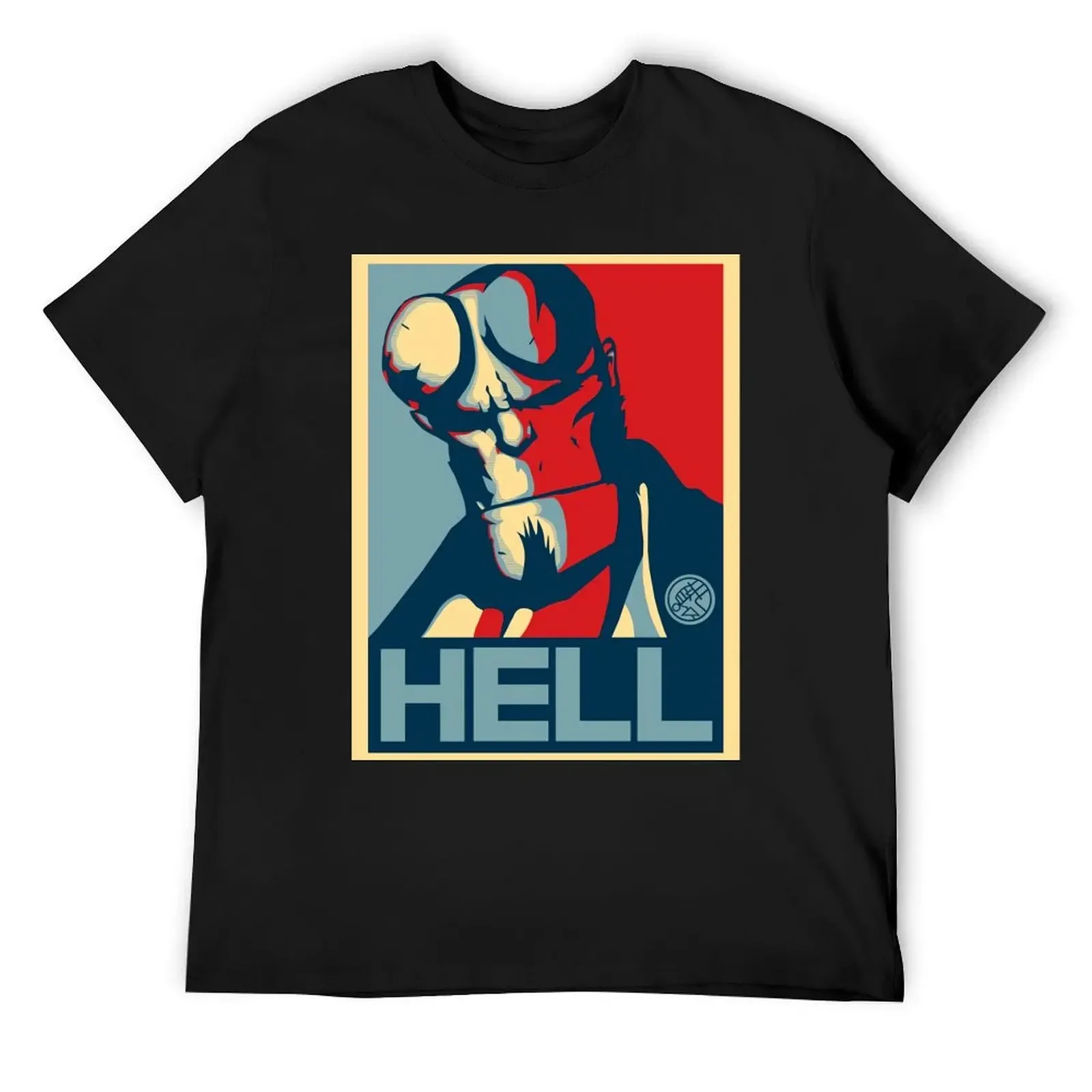 Hellboy Brother Red T-Shirt vintage summer top Short sleeve tee mens designer clothes