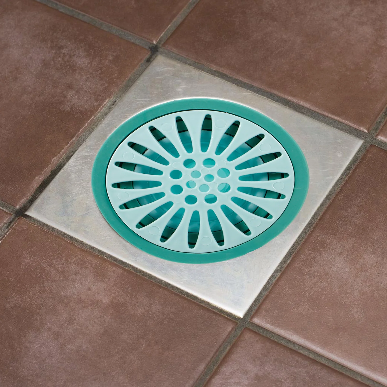 2 قطعة الحمام الشعر الماسك مصفاة المجاري مكافحة رائحة غطاء لبالوعة بالأرضية المطبخ حوض الاستحمام سدادة استنزاف ارتجاعي مانع #6