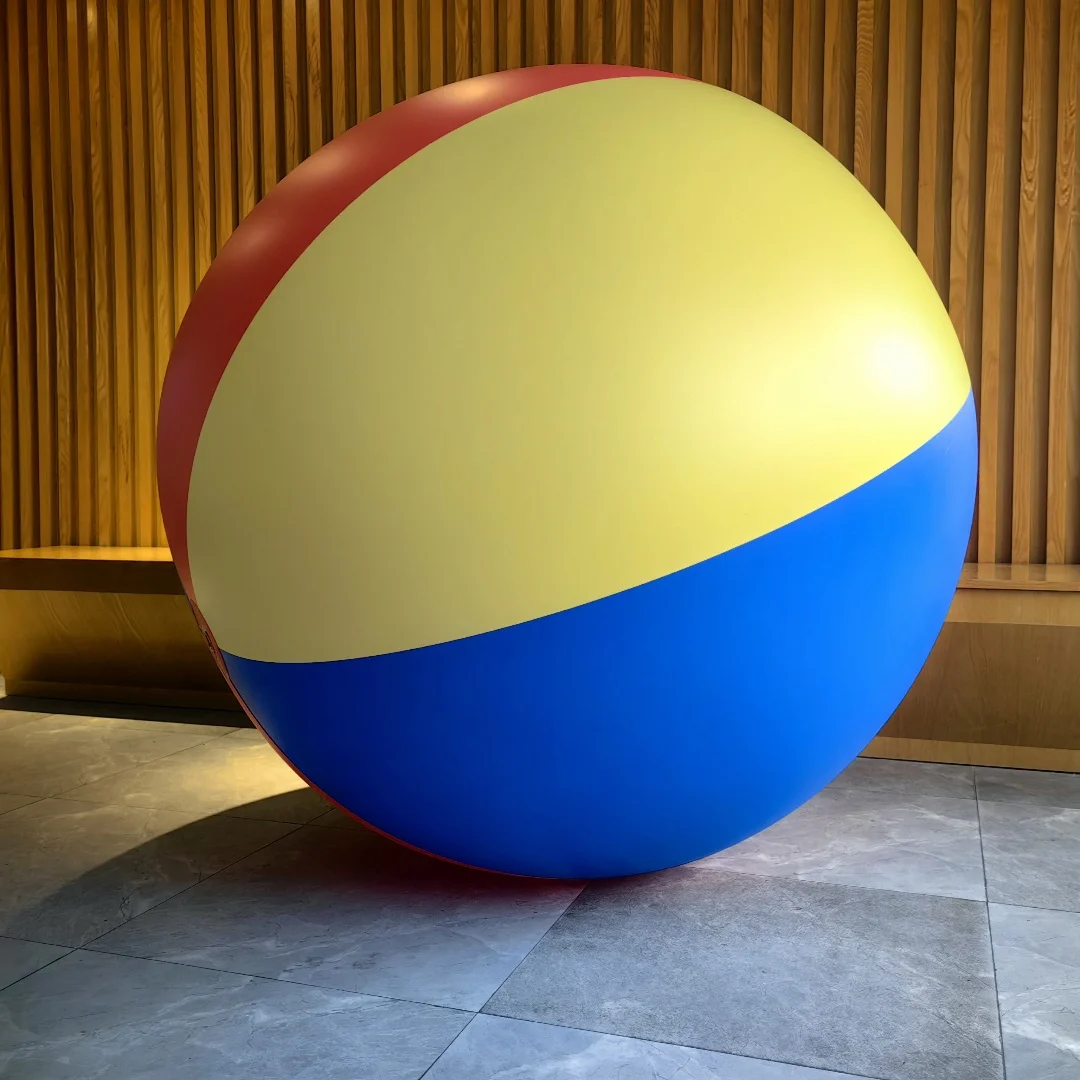 야외 놀이용품 대형 두꺼운 PVC 풍선 비치볼 잔디공 여름 물놀이 장난감 비치 축구 학교 게임 풍선 공