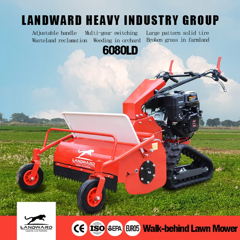 High Power Crawler Mower Customized Sell Self-Propelled Efficient Lawn Mower Professional Home Lawn Cleaning Machine Hot Selling