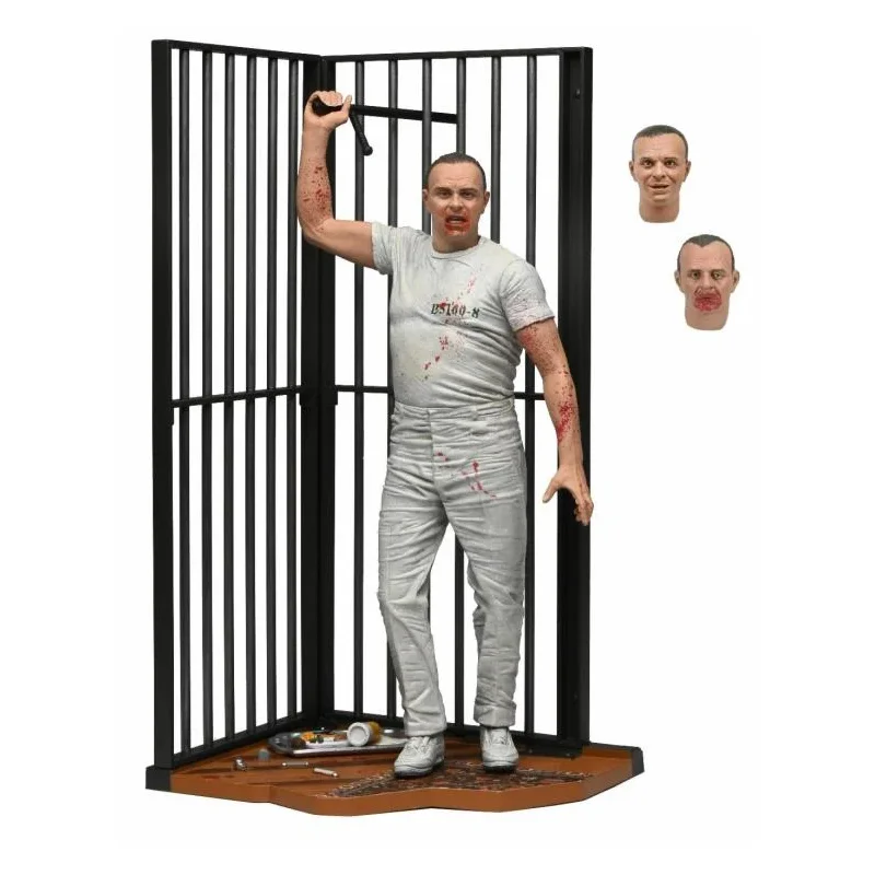 New Original Neca 05501 The Silence Of The Lambs Hannibal Lecter Jailbroken Version Anime Figure Collection Model Toys Gift