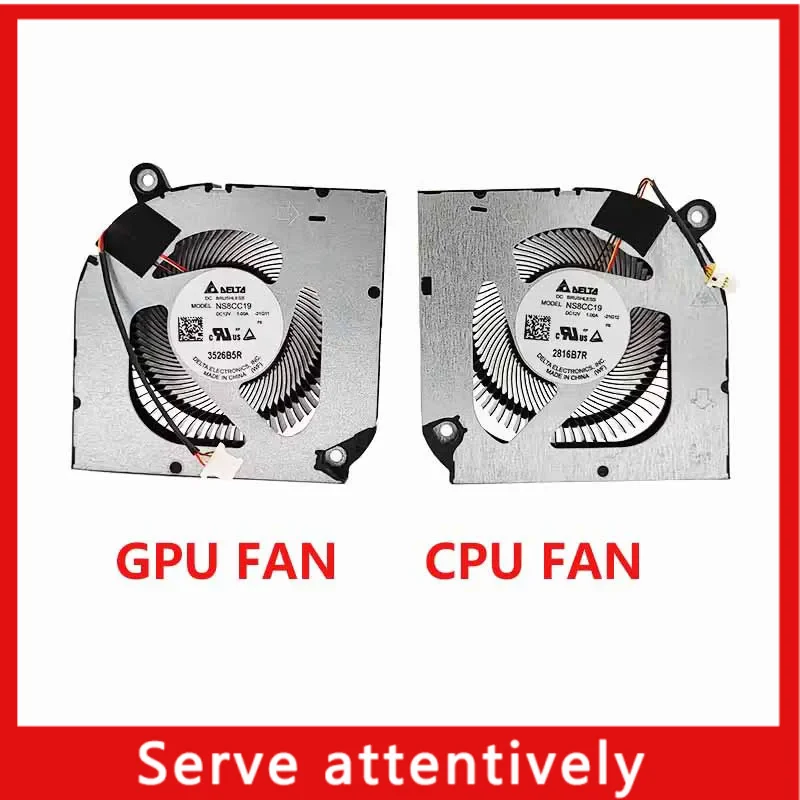 New Original Laptop CPU GPU Cooling Fan For Acer Nitro 17 N23Q4 AN17-41-R7G3 NS8CC19