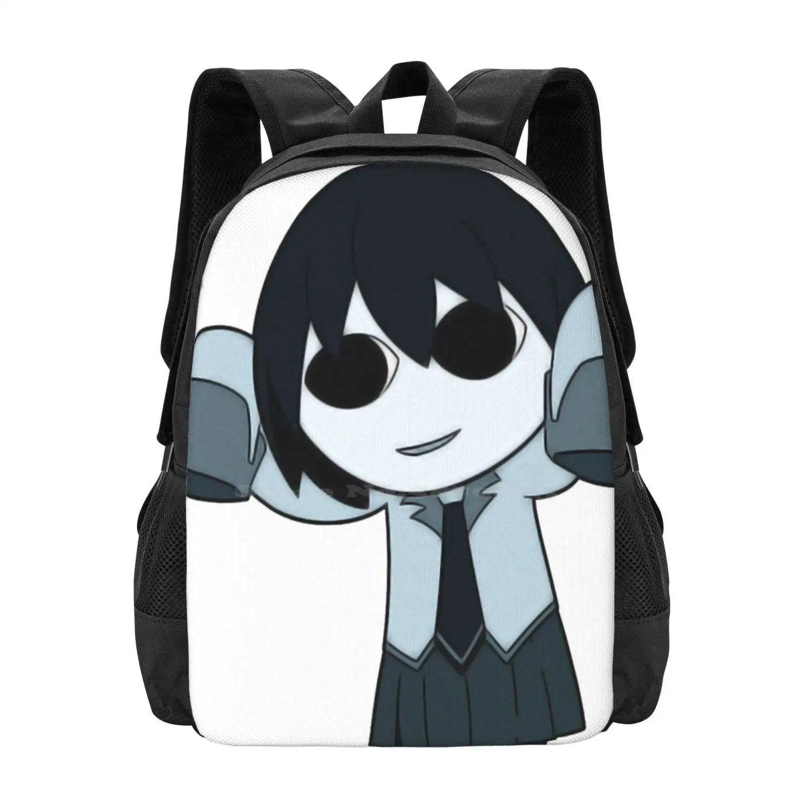 Spooky Ougi Pattern Design Laptop Travel School Bags Ougi Oshino Spooky Araragi Senjoughara