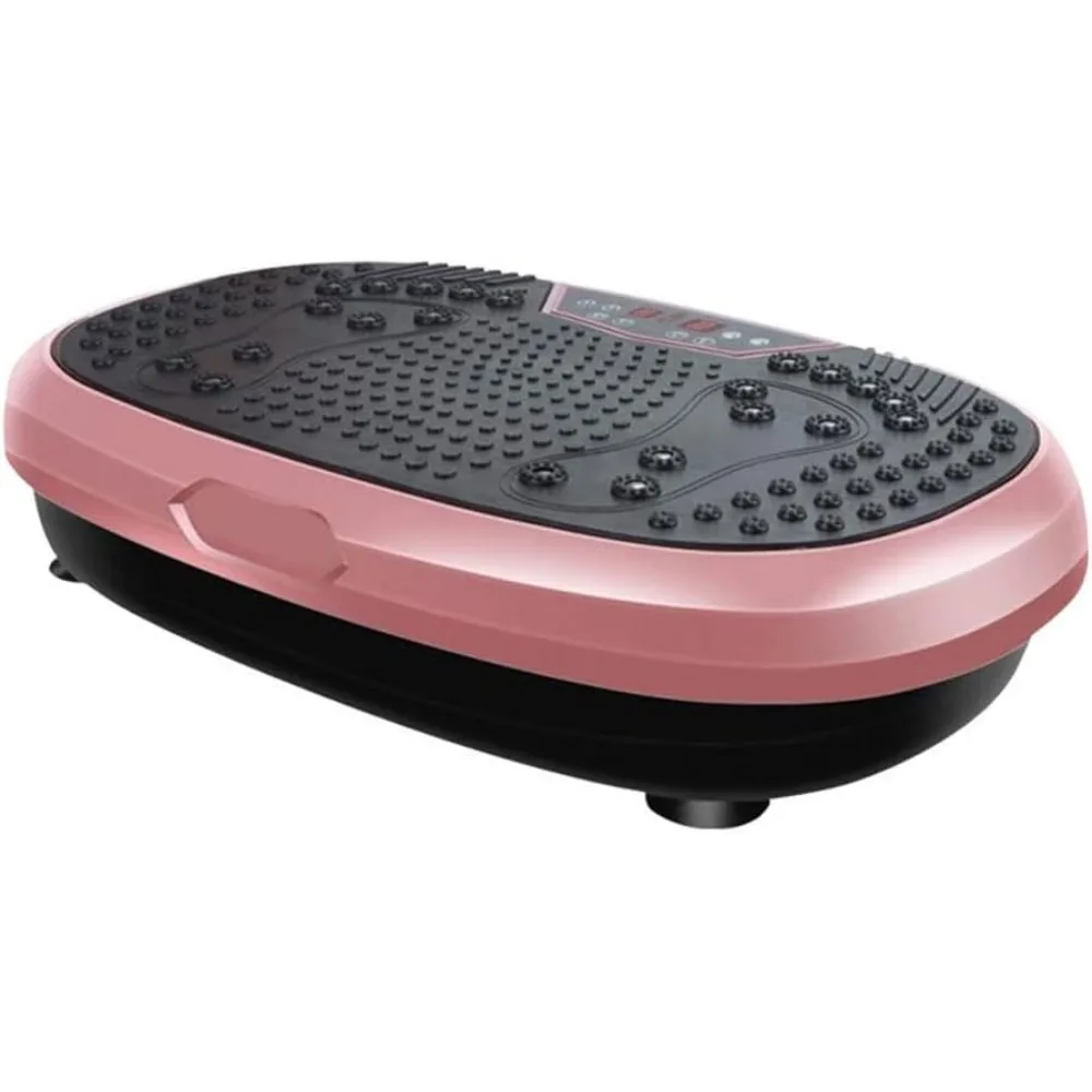 Fitness Vibration Plate - Whole Body Vibration Platform Exercise Machine - Home & Travel Workout Equipment for Weight Loss