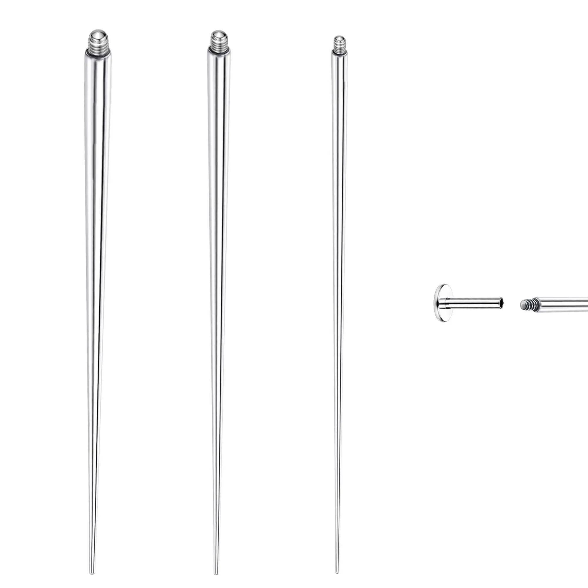 Piercing Ball Grabber Tool 14G 16G 18G Taper for Changing Jewelry | Surgical Steel Flat Back Earrings Threader Tool