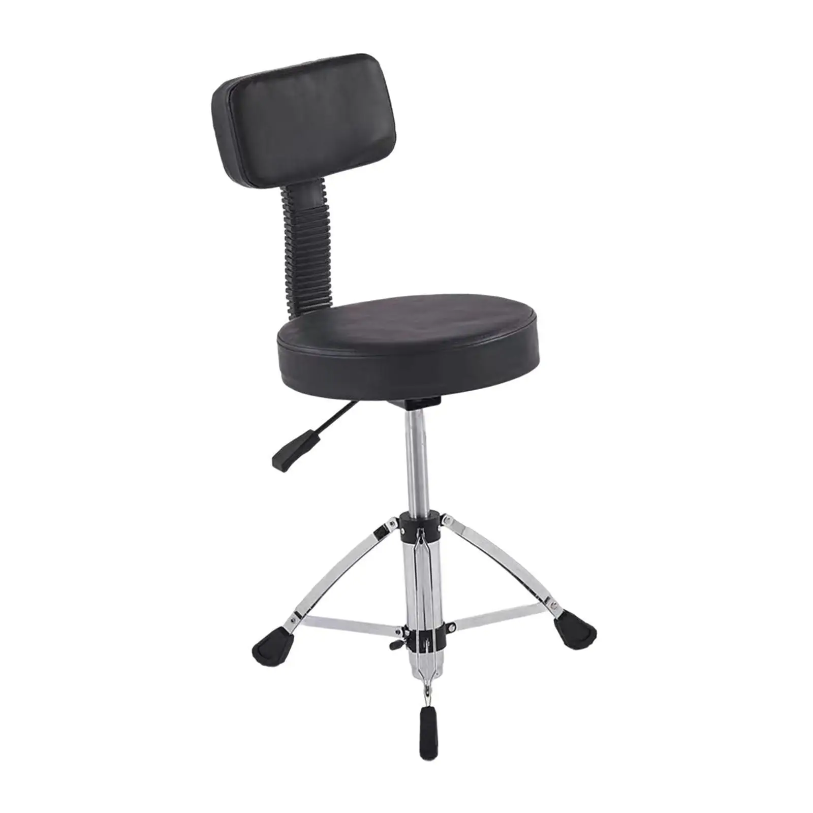 Drum Throne with Backrest Drum Chair Stool,with Anti Slip Feet Portable Comfortable Height Adjustable Drum Seat Drum Stool