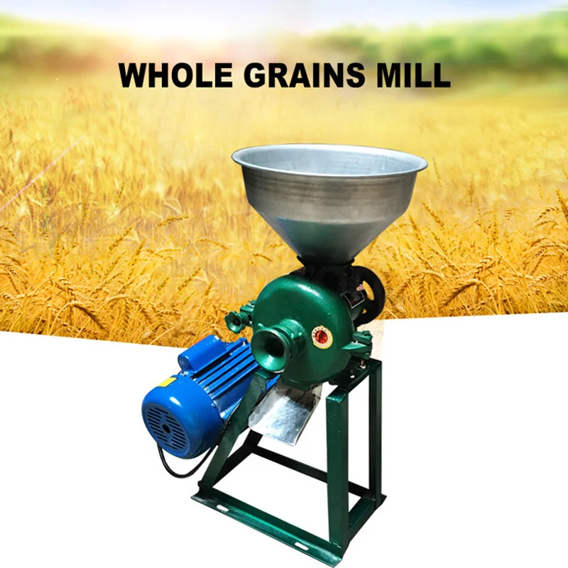 Commercial Corn Grinder Pellets Wheat Milling Machine Flour Mill Medicine Pulverizer Cereal Grain Crushing and Refining Machine