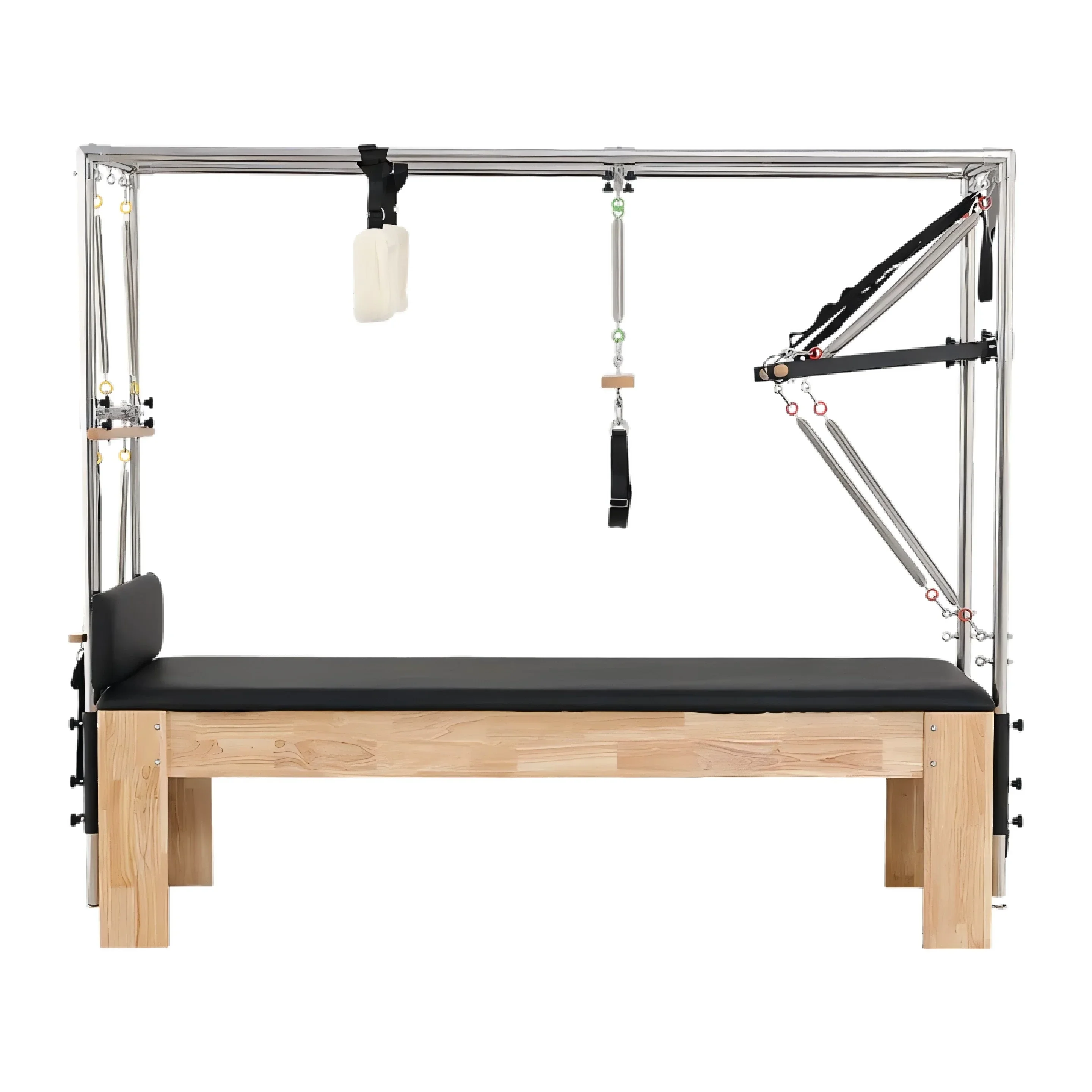 XdsDeren Pilates EquipmentHigh Quality Maple Wood Cadillac Exercise Bed Reformer Durable Core Training Reformer Tower Pilates Ca