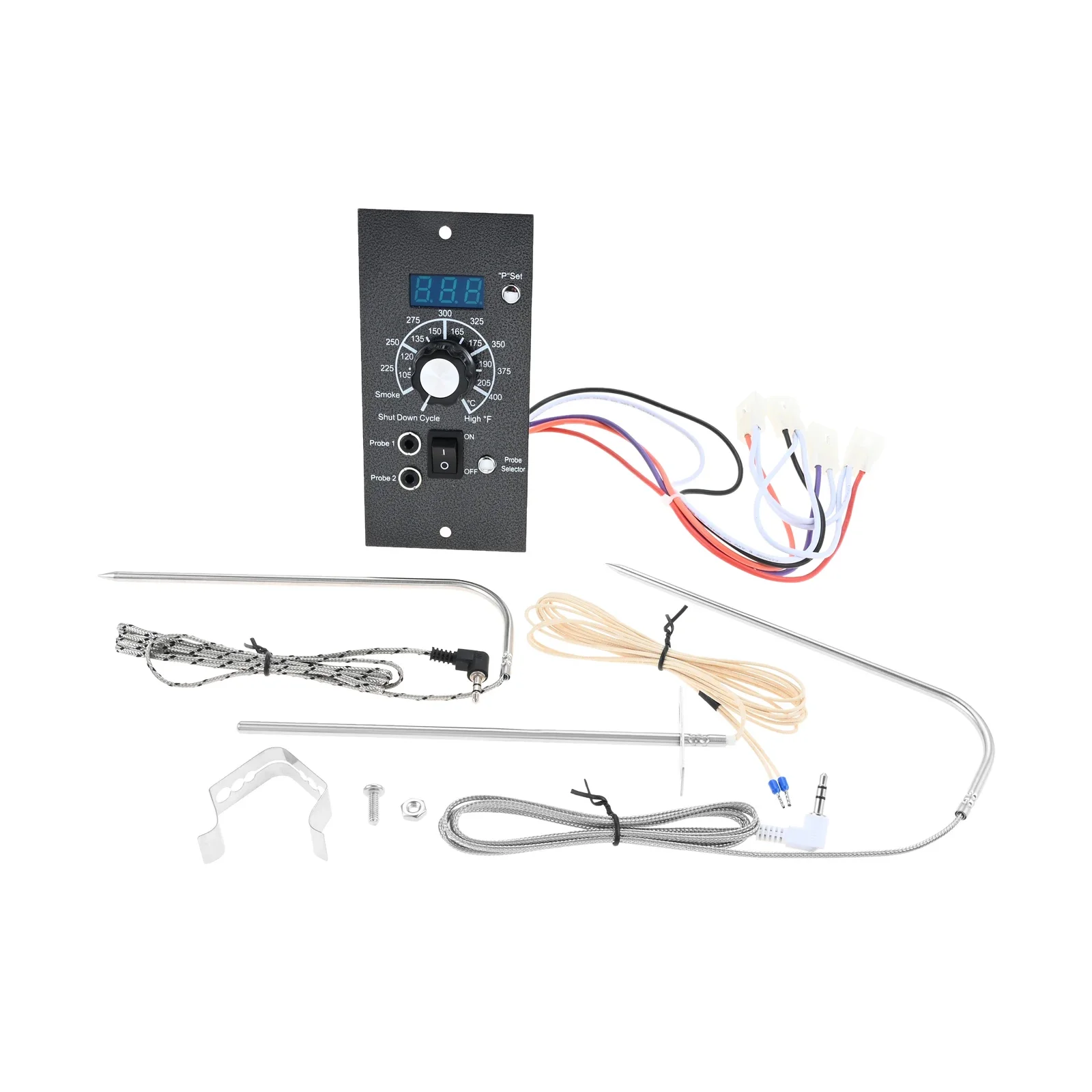 Digital Thermostat Controller Part for Traeger Pellet Grill Control Panel Rtd Temperature Sensor Thermometer Probe PID Pro Board