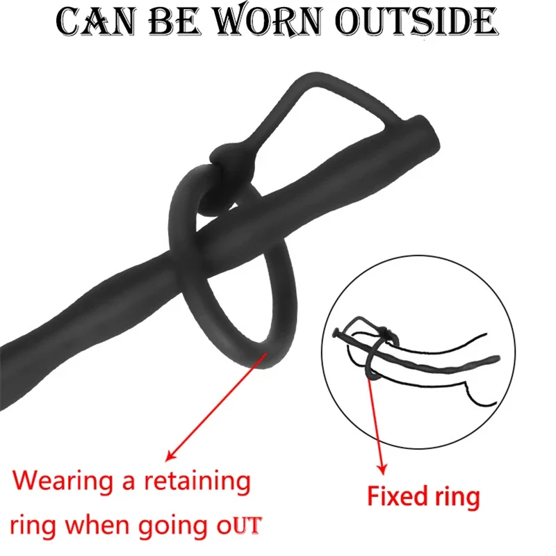 SM سيليكون جوفاء قسطرة الإحليل موسع الحصان العين تحفيز السبر لعبة استثارة القضيب إدراج مجرى البول الكبار الجنس لعب للرجال مثلي الجنس