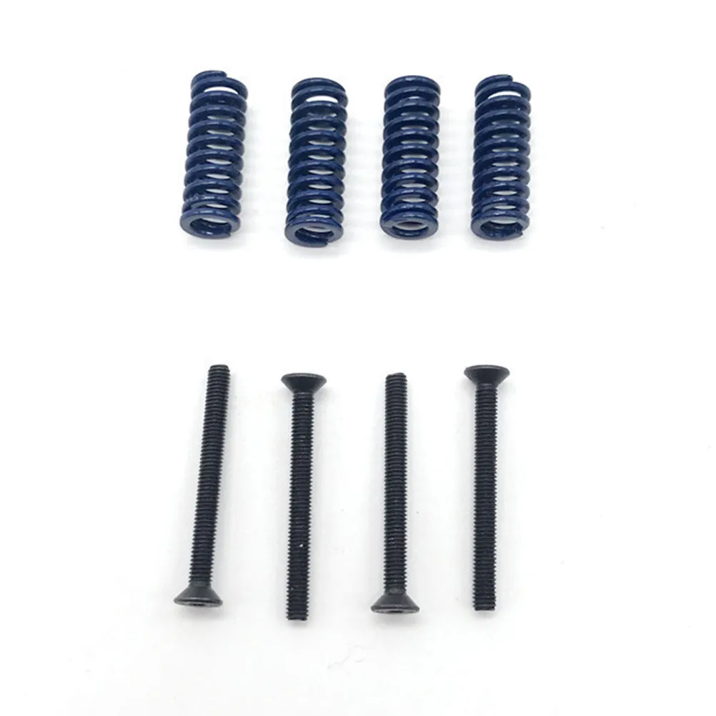 

Blue M3x45 Heated Bed Leveling Screw Kit for 3D Printer Hot Bed Precision Leveling Nuts Reusable Metal Fasteners