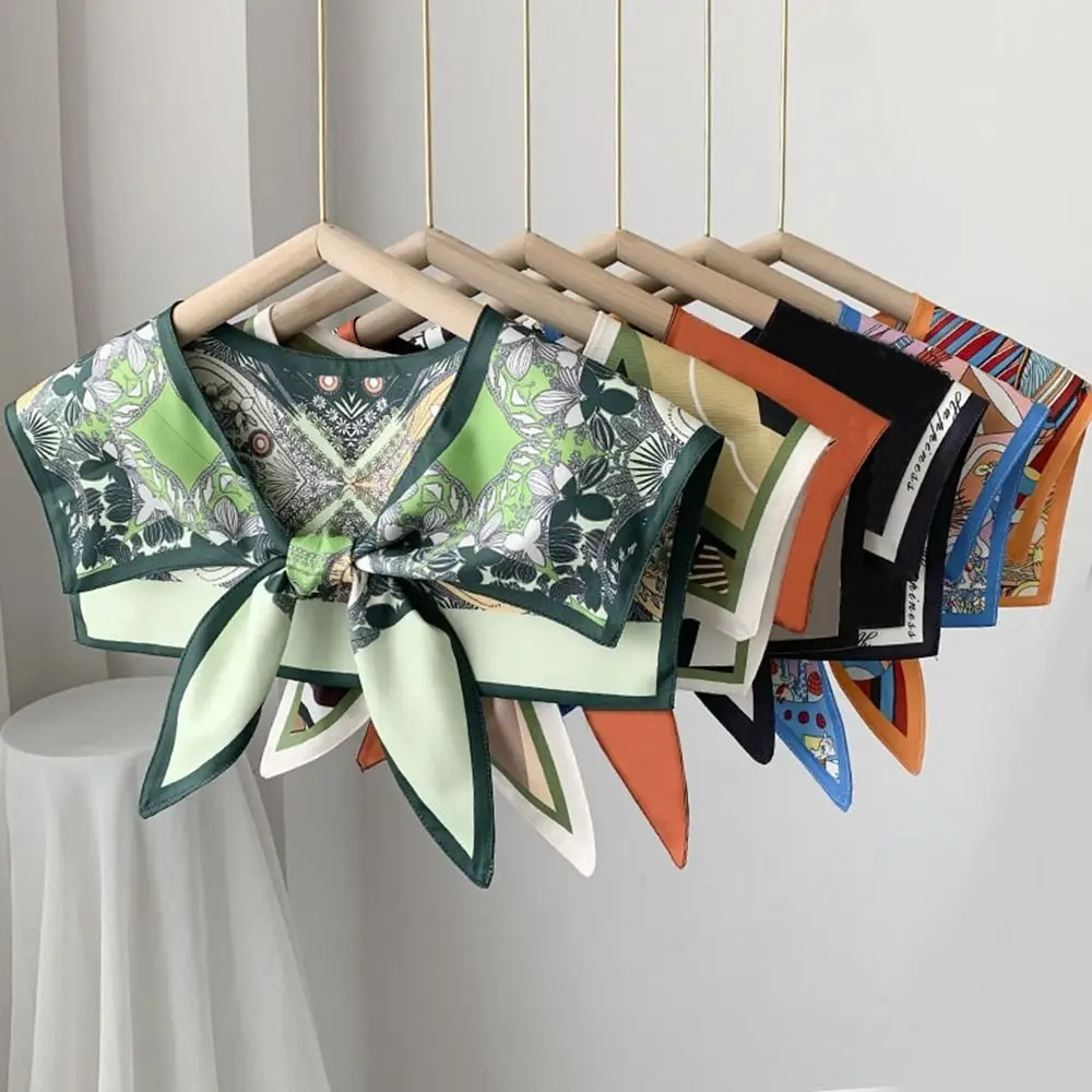 

Silk Detachable Collar False Collar Fashion Protect Scarf for Summer