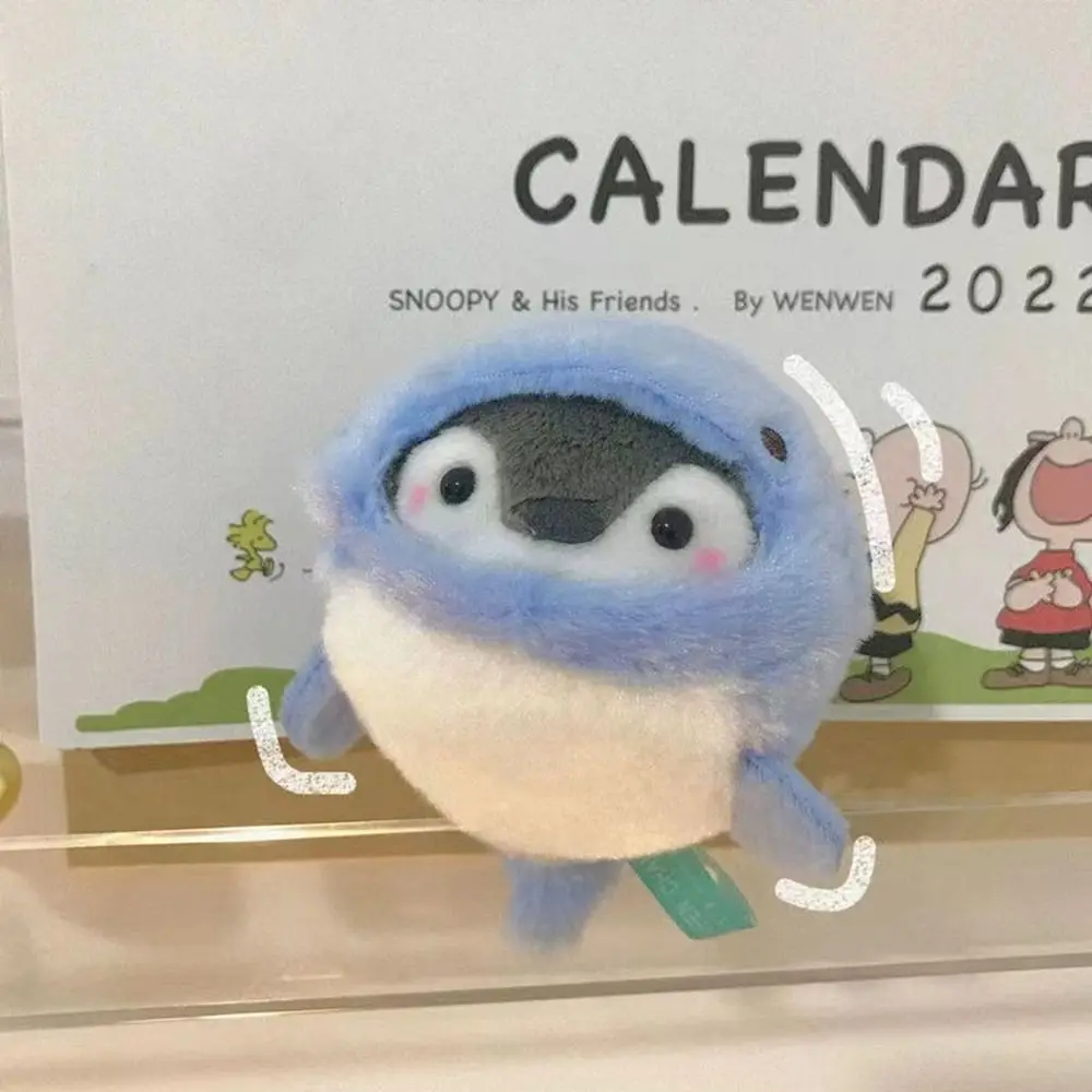 Funny Positive Energy Penguin Pendant Cartoon Hanging Ornament Penguin Keychain Car Keyring Bag Accessories view 3