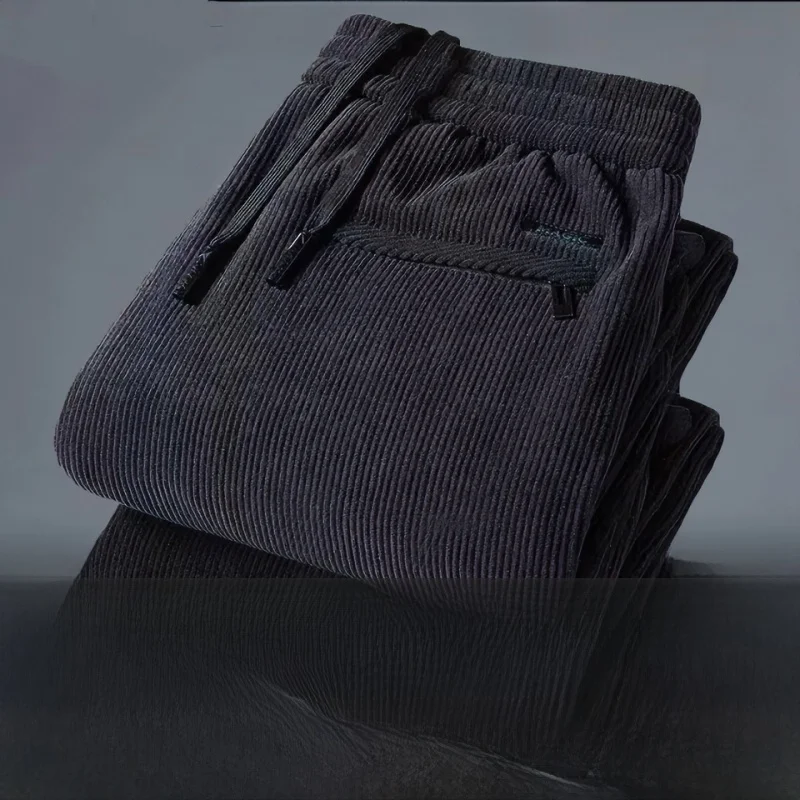 

Мужские повседневные вельветовые свободные прямые брюки, весенне-осенние молодежные модные базовые цвета, модный бренд