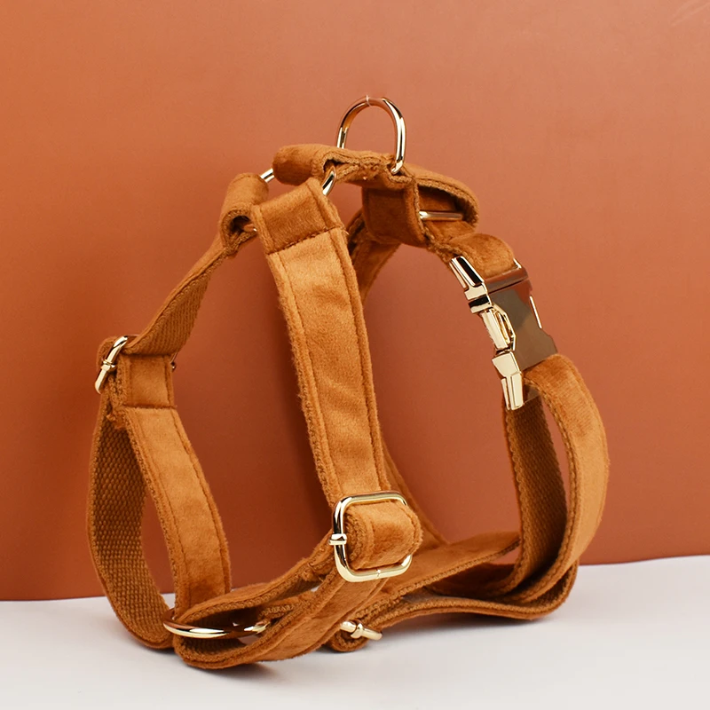 Robustes Hundegeschirr aus Metall, Hochwertig mit Leine, DIY Verstellbares Hundegeschirr-Leinen-Set für Hunde – Detail 12