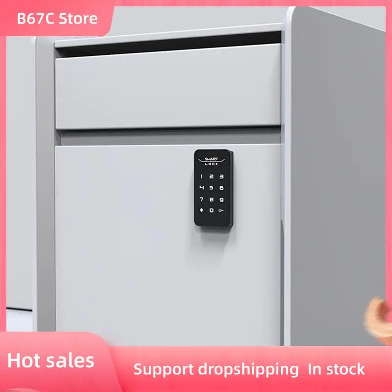 

B67C Smart Cabinet Lock Password Drawer Lock Black Combination Security Keyless Cam Lock For School Locker,Gym Locker,Cabinet