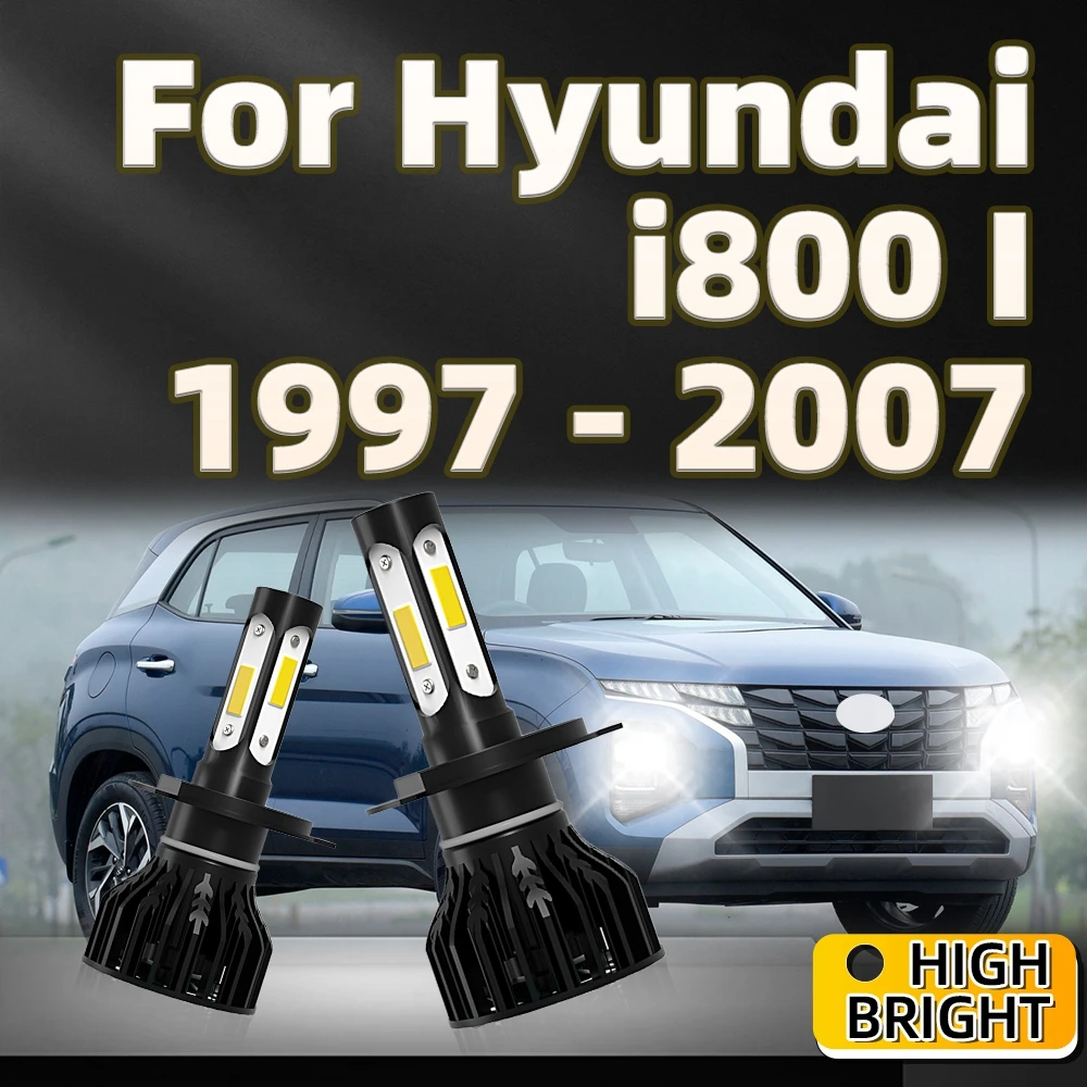 

30000LM Headlight H4 High Power 12V Turbo Led Lamp For Hyundai i800 I 1997 1998 1999 2000 2001 2002 2003 2004 2005 2006 2007