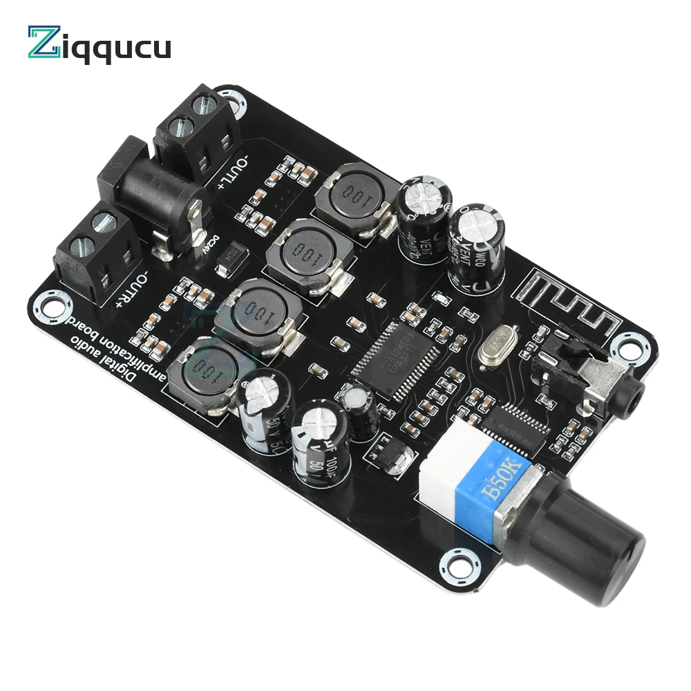 TPA3118D2 Stereo Digital Audio Power Amplifier Board XH-A415 DC12-24V High-Power Adjustable Audio Amplifier Board Amp Module