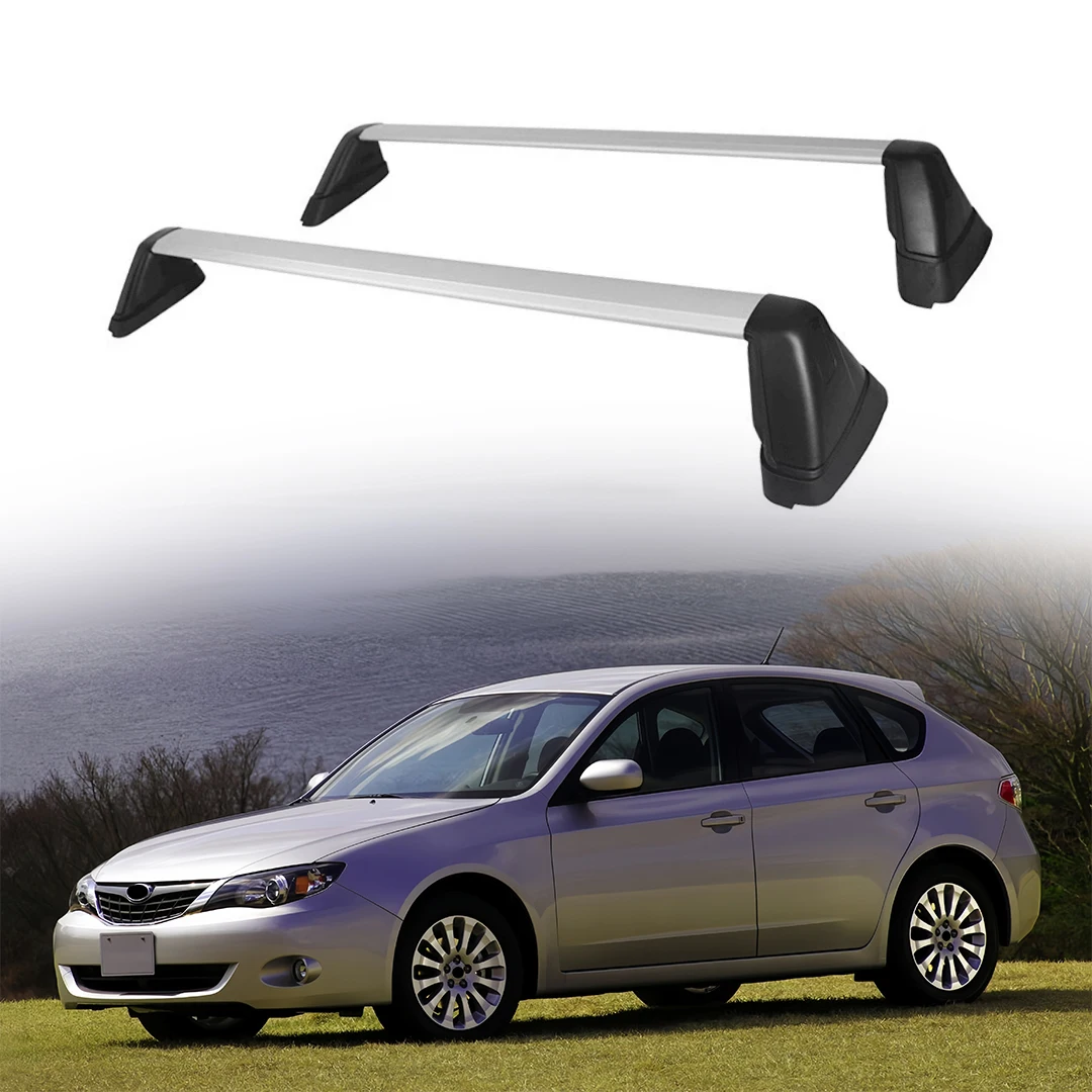 

2PCS Aluminum Roof Rail Rack Crossbars Cross Bars Fit for Subaru Impreza 2008-2011 Rooftop Luggage Sedan Cargo Bar