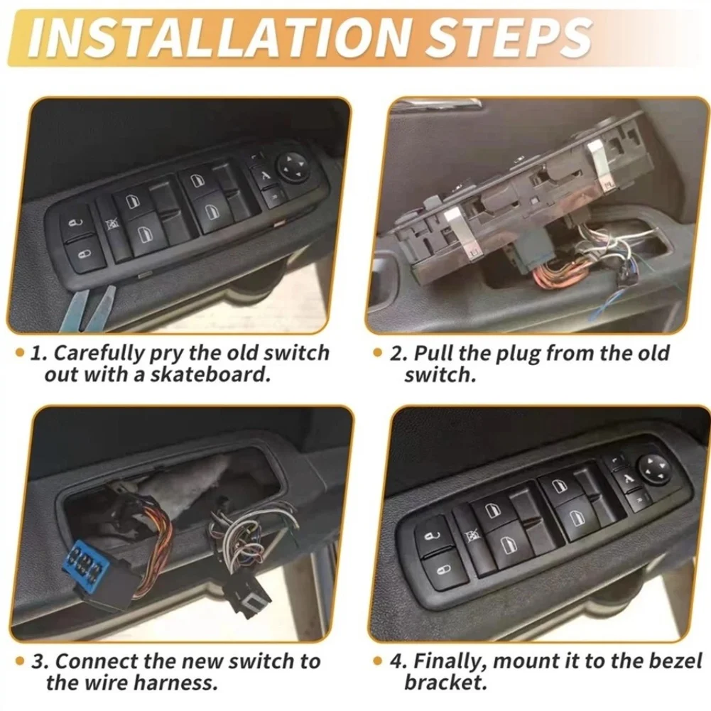 Front Left Switch Power Window Switch Factory Specifications Easy Installation High Reliability For Front Left Door Repair