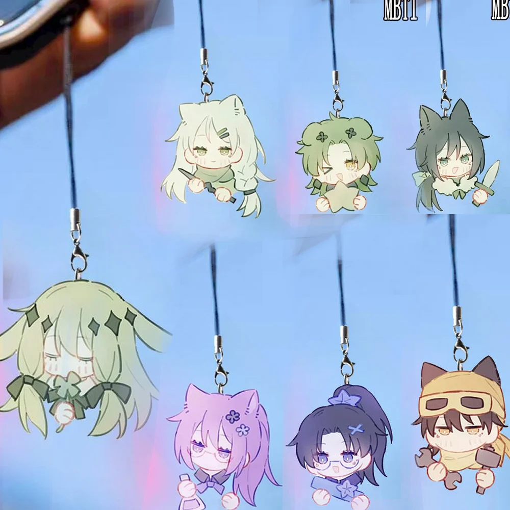 سحر لعبة MBTI16 INTP INTJ الهاتف المحمول حزام قلادة سلسلة مفاتيح مصنوعة من الأكريليك نموذج تأثيري شخصيات حلية اكسسوارات هدايا جيدة #1