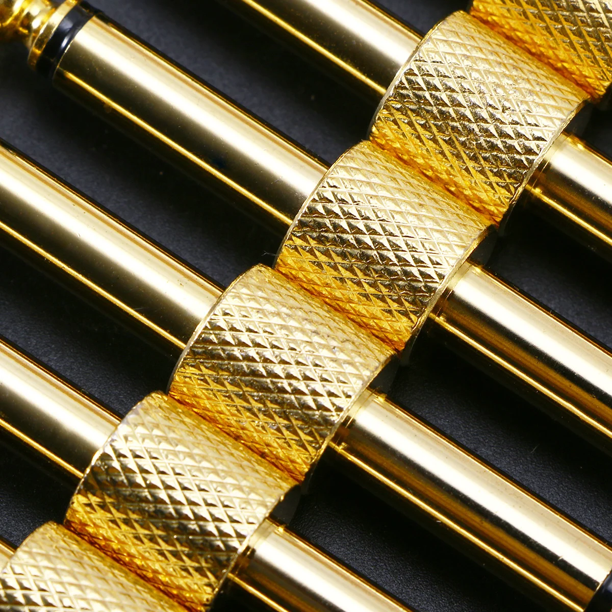 Acopladores de pedal de guitarra, 6 peças, 6.35mm, material premium, construção robusta, ideal para guitarristas profissionais, acoplador de pedal