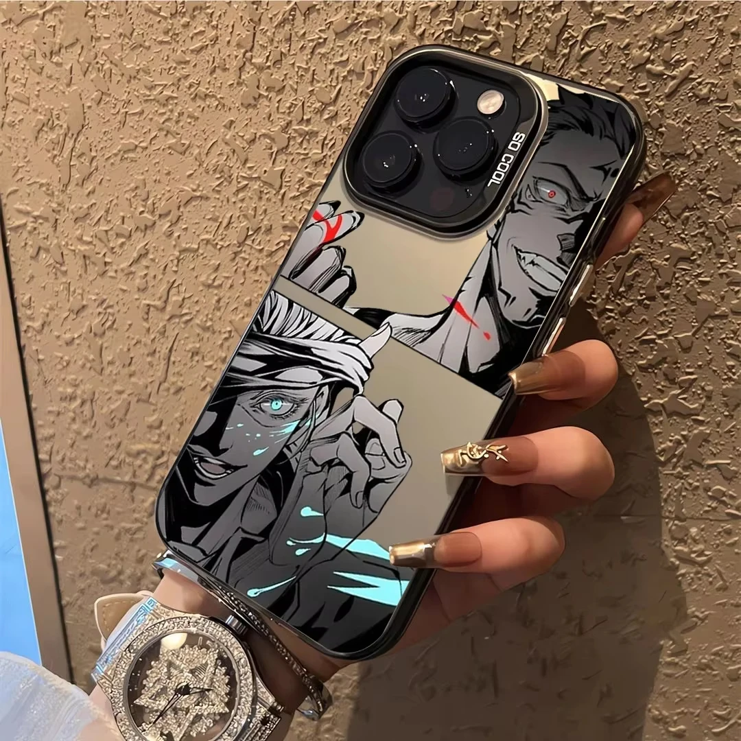 AHot Anime Jujutsu Kaisen Gojo Phone Case For Samsung Galaxy A55 A54 A35 S25 S24 S23 S22 S21 Ultra Plus Candy Matte Shockproof