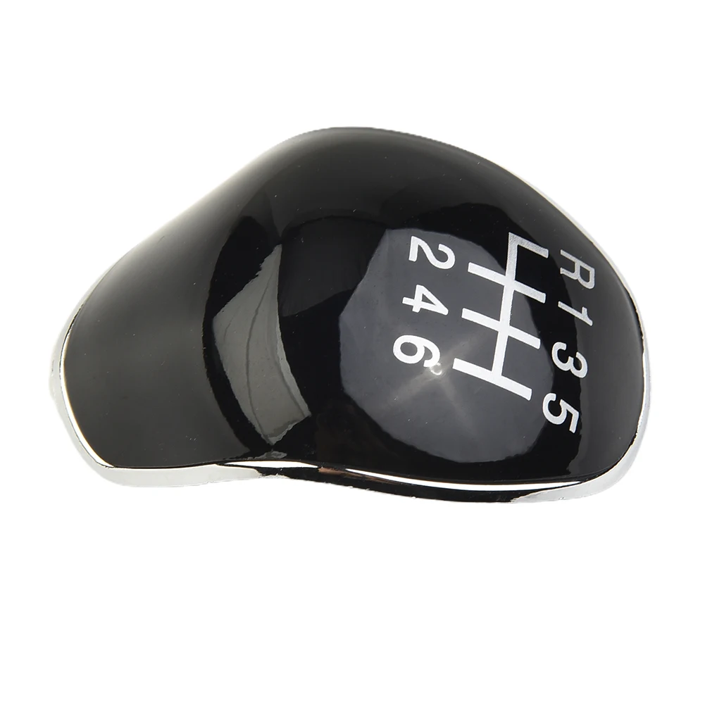Gear Shift Knob Cap Cover Insert for Ford Focus For Fiesta For Kuga 6 Piece Set ABS Material Shift Lever Trim Replacement